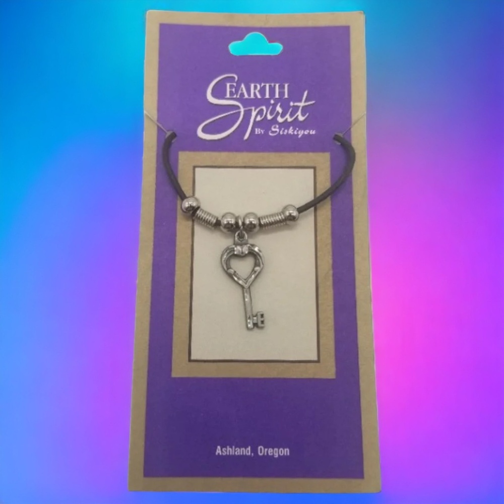 Siskiyou Pendant Necklace Key To My Heart Earth Spirit Adjustable Cord